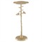 Porto Modern Classic Gold Metal Birds Round Drink Table|Kathy Kuo Home