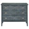 Bella Coastal Beach Blue Rattan Wood Dresser|Kathy Kuo Home