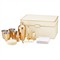 AERIN Updated Traditional Cream Embossed Shagreen Bar Tool Set|Kathy Kuo Home