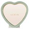 AERIN Piero Modern Classic Eucalyptus Leather Heart Photo Frame - 5x5|Kathy Kuo Home