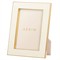 AERIN Updated Traditional Cream Embossed Shagreen Photo Frame - 4x6