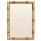 AERIN Ava Coastal Beach Gold Brass Bamboo Photo Frame - 4x6|Kathy Kuo Home