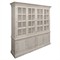 Avaline Updated Traditional Antique White Reclaimed Pine Wood Display Cabinet|Kathy Kuo Home