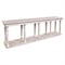 Cambria French Country Antique White Reclaimed Pine Rectangular Console Table|Kathy Kuo Home