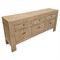 Ezriel Rustic Lodge Bleached Brown Elm Wood Sideboard|Kathy Kuo Home