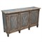 Ashriel French Country Distressed Grey Reclaimed Pine Sideboard|Kathy Kuo Home