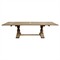 Raffiel Traditional Reclaimed Elm Rectangular Extendable Dining Table - 79-111&quot;|Kathy Kuo Home