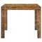 Parsons Modern Classic Brown Burl Game Table|Kathy Kuo Home