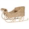 Juliska Provence French Country Whitewash Rattan Sleigh Floor Basket|Kathy Kuo Home