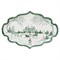 Juliska Country Estate Winter Frolic French Evergreen Ceramic Serving Tray|Kathy Kuo Home