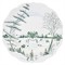 Juliska Country Estate Winter Frolic French Evergreen Ceramic Dinner Plate|Kathy Kuo Home