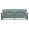 Lowen Updated Traditional Light Blue Performance Velvet Sofa - 88&quot;|Kathy Kuo Home