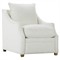 Romilly Modern Classic White Crypton Performance Recliner Arm Chair|Kathy Kuo Home