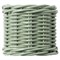Annmarie Coastal Beach Pine Green Woven Rattan Woven Napkin Ring - Set of 4|Kathy Kuo Home