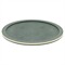 Langston Updated Traditional Juniper Faux Shagreen Round Tray|Kathy Kuo Home