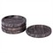 Fabian Updated Traditional Brown Breccia Marble Coaster - Set of 4