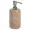 Selene Coastal Beach Beige Travertine Marble Soap &amp; Lotion Dispenser|Kathy Kuo Home