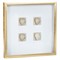 Renee Modern Classic White Crystal 4 Piece Wall Art|Kathy Kuo Home