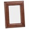 Araceli Updated Traditional Brown Leather Photo Frame - 4x6|Kathy Kuo Home