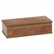 Eron Modern Classic Brown Leather Decorative Box - Small|Kathy Kuo Home
