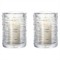 Simon Pearce Echo Lake Modern Classic Glass Hurricane Candleholder - Set of 2|Kathy Kuo Home