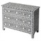 Vivianna Modern Classic Black White Mother Of Pearl Dresser|Kathy Kuo Home