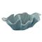 John-Richard Aegean Coastal Beach Blue Rippled Decorative Bowl|Kathy Kuo Home