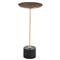 Fitz Retro Modern Mixed Metal Brass Iron Drink Table|Kathy Kuo Home
