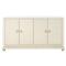 Meredith Regency Natural Grasscloth Chow Cabinet|Kathy Kuo Home