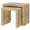 Palecek Woodside Natural Seagrass Rope Nesting Tables - Pair|Kathy Kuo Home