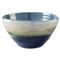 John-Richard Blue Glazed Reactive Ceramic Decorative Bowl|Kathy Kuo Home