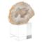 John-Richard Split Natural Geode Crystal Box Sculpture|Kathy Kuo Home