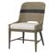 Palecek Fritz Coastal Beach White Performance Striped Grey Rope Side Chair|Kathy Kuo Home