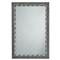Hope Modern Classic Rectangular Black Ivory Shell Wall Mounted Mirror