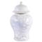 Garlan French Country White Ceramic Decorative Temple Jar|Kathy Kuo Home