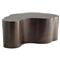 Meadow Modern Classic Antique Bronze Iron Abstract Oval Coffee Table|Kathy Kuo Home