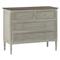 Caroline French Country Antique White Burlap Dresser|Kathy Kuo Home