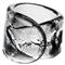 Simon Pearce Modern Classic Ascutney Glass Napkin Ring|Kathy Kuo Home