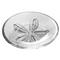 Simon Pearce Coastal Medium Sand Dollar Glass Plate|Kathy Kuo Home