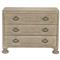 Sarabeth Modern French Brown Wood Bachelor Chest|Kathy Kuo Home