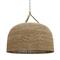 Palecek Green Oaks Coastal Beach Woven Rattan Frame Ceiling Pendant|Kathy Kuo Home