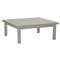 Club Aluminum Modern Oyster Outdoor Coffee Table|Kathy Kuo Home