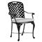Provance Ancient Earth White Cushion Outdoor Dining Arm Chair|Kathy Kuo Home