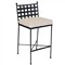 Aurore French Beige Cushion Metal Outdoor Bar Stool|Kathy Kuo Home