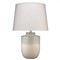 Susan Coastal Beach White Linen Shade Beige Ceramic Table Lamp|Kathy Kuo Home