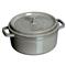 Staub Graphite Grey 2.75 Quart Cast Iron Round Cocotte Pot|Kathy Kuo Home