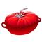 Staub Cherry Red 3 Quart Cast Iron Tomato Cocotte Pot|Kathy Kuo Home