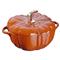 Staub Orange Cast Iron Pumpkin Cocotte Pot - 3.65 Quart|Kathy Kuo Home