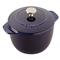 Staub Dark Blue 1.6 Quart Cast Iron Rice Cocotte Pot|Kathy Kuo Home