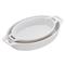 Staub White Ceramic Oval 2 Piece Bakeware Set|Kathy Kuo Home